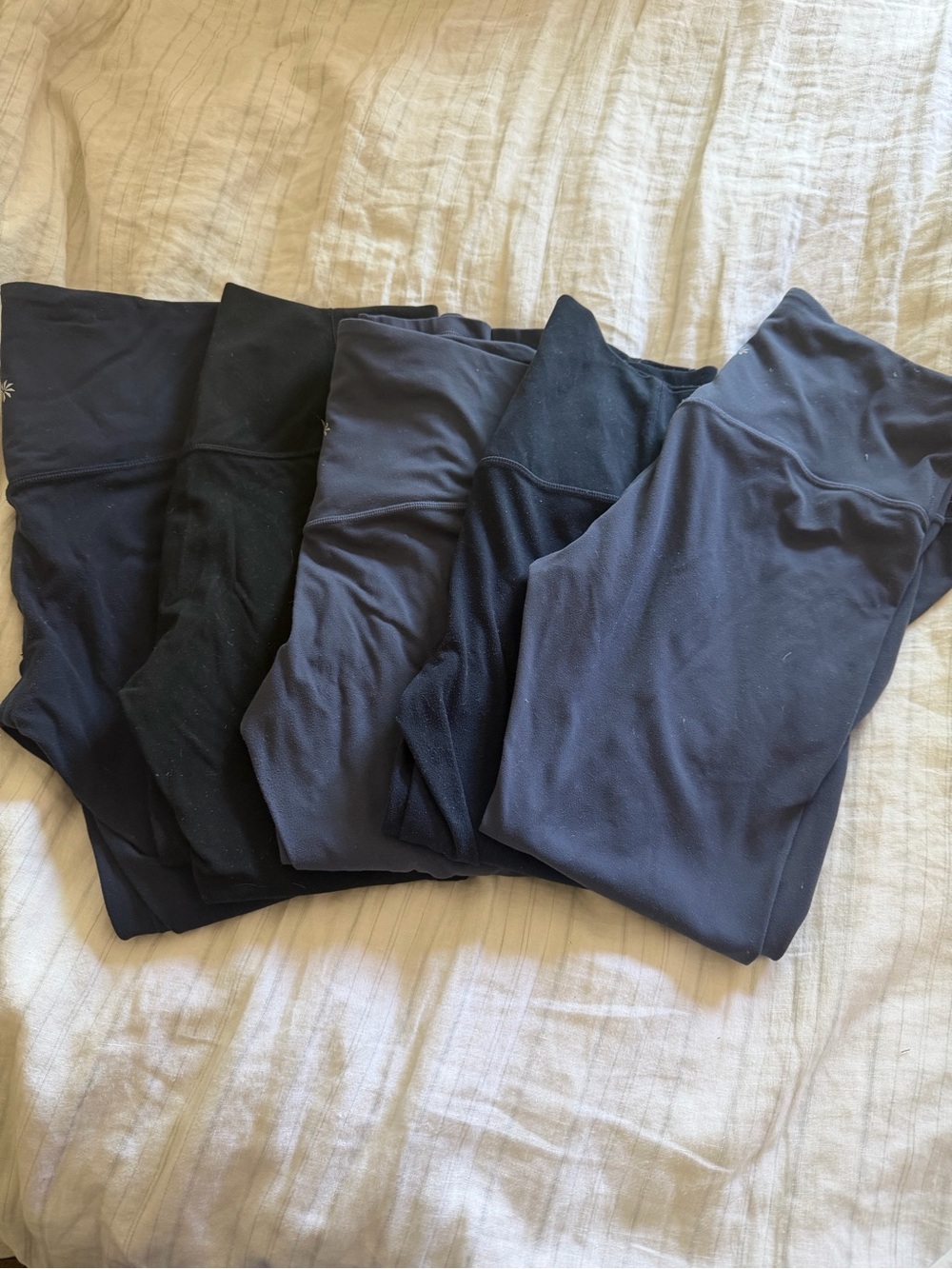 Athleta Black and Charcoal Leggings Bundle 7/8 tight and capris